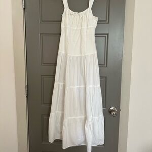 Aritzia White Midi Dress